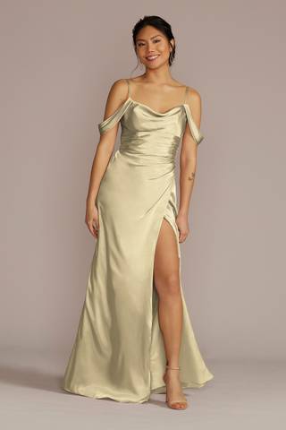 sequin champagne bridesmaid dresses Grey, Champagne and Brown Vintage Wedding Colors 2024, Champagne Bridesmaid  Dresses and Brown Decoration