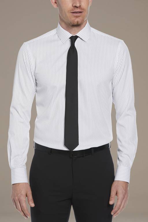 white dress shirt black stripes Custom Men's White Black Pin Stripes Linen Shirt Luxire Custom Clothing