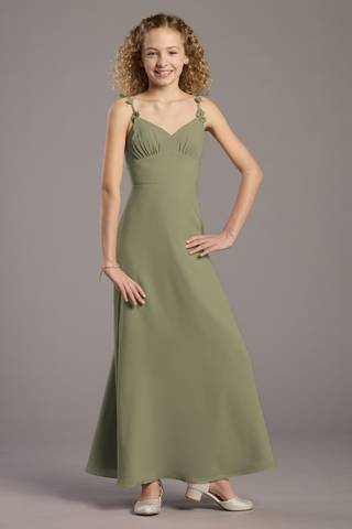teenager bridesmaid dresses Gorgeous Halter Chiffon Junior Bridesmaid Dress