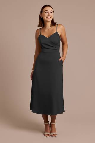 satin halter mini dress Hallie Neck featuring a halter neckline Maternity Denim Dresses | price-200-300 Style:Only Skirt