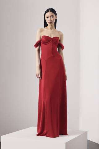 red bridesmaid dresses david's bridal Dark Red Bridesmaid Dresses