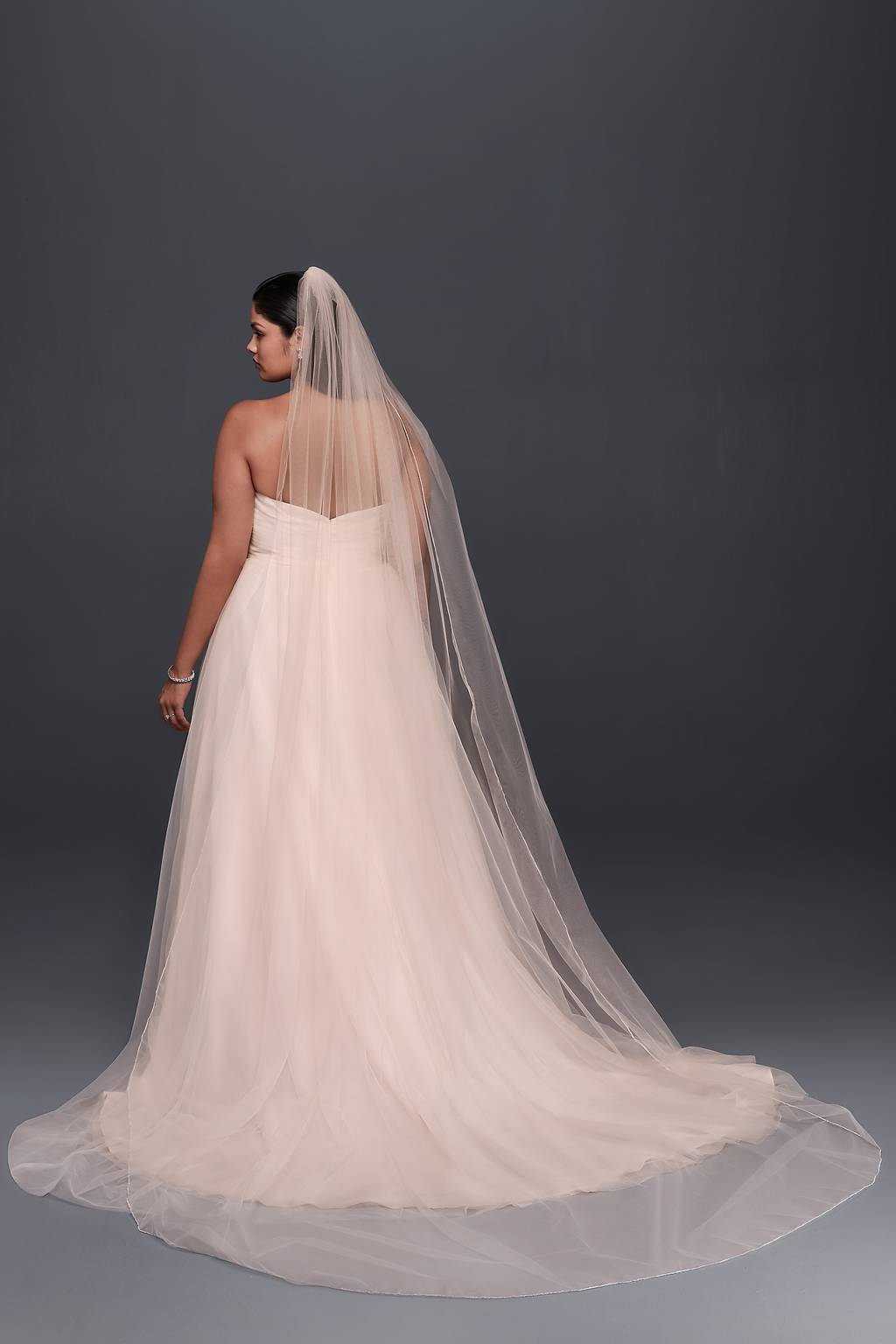 pink wedding dress with veil Pink Long Sleeve Wedding Dresses Illusion Neck A Line Beaded Bridal Wedding  Gown