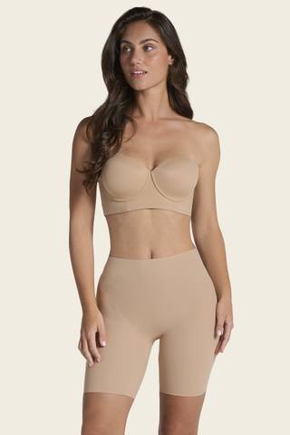 View Leonisa Undetectable Backless Moderate Shaper Shorts in all available color and sizes Picture of Undetectable Backless Moderate Shaper Shorts