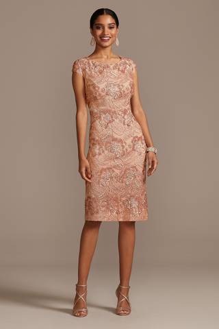 alex evenings rose gold dress Amazon.com: Alex Evenings Women's Long Fit and Flare Mother of the Bride  Dress with Godet Detail (Petite and Regular Sizes), Rose Gold, 6 :  Clothing, Shoes & Jewelry
