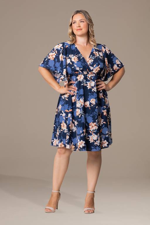 plus size flutter dress casual SHESTARR Womens Plus Size Casual Floral Mini Dress Sweetheart Neckline Short Flutter Sleeve Smocked A Line Tiered Dresses at Amazon Women's Clothing store