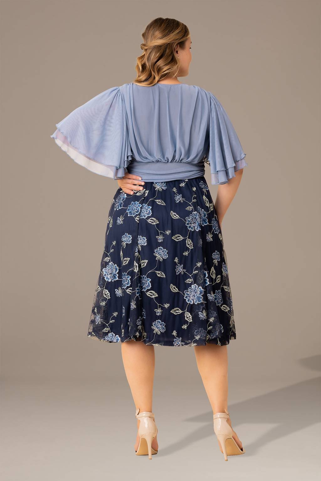 lillian embroidered cocktail dress product info and reviews Lillian Embroidered Cocktail Dress