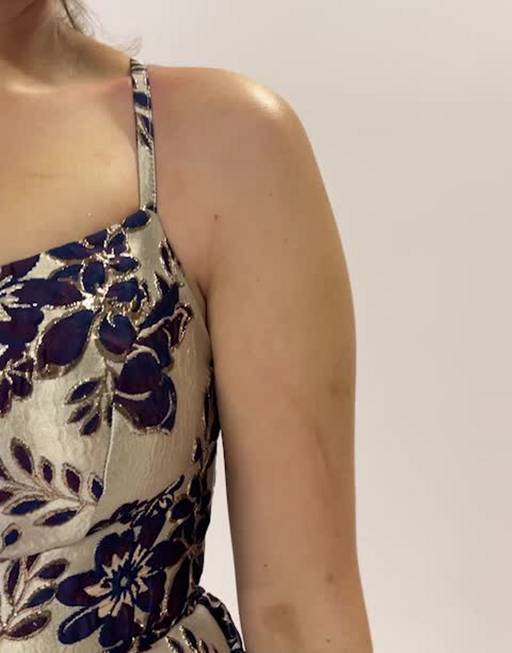 brocade short dress styles Sherri Hill Pearl Beaded Neckline Brocade Short Dress 58463
