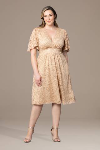 kiyonna plus size homecoming dress Kiyonna Plus Size Blossoming Beauty Mesh Evening Gown