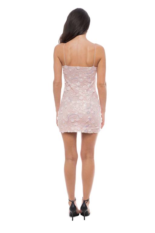 dylan sequin beaded mesh mini dress Windsor Dylan Sequin Beaded Mesh Mini Dress