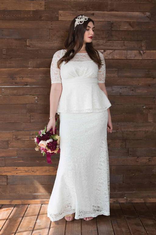 all white plus size peplum dress Plus Size White Peplum Dresses