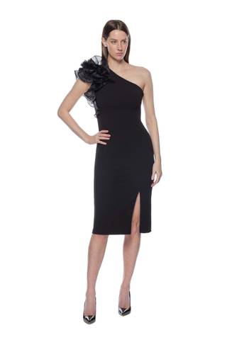 Picture of Ruffle One-Shoulder Short Dress