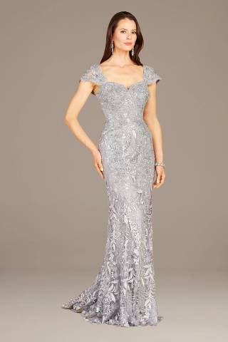 Picture of Lara Ivonne Cap Sleeve Mermaid Dress