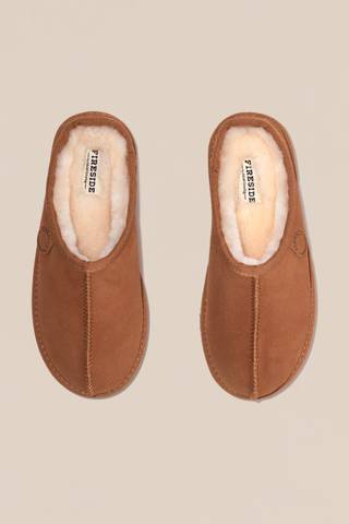 Picture of Greta Genuine Shearling Clogs