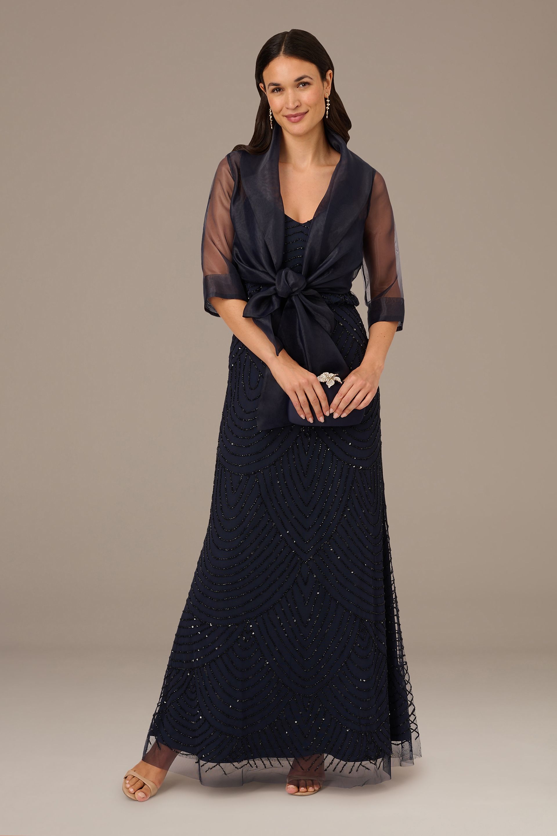 Sheer Organza Evening Jacket | David's Bridal