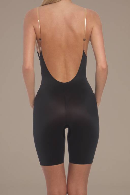 backless shapewear low back dress Slimers Backless Shapewear Tummy Control: Low Back Plunge Shapewear Bodysuit