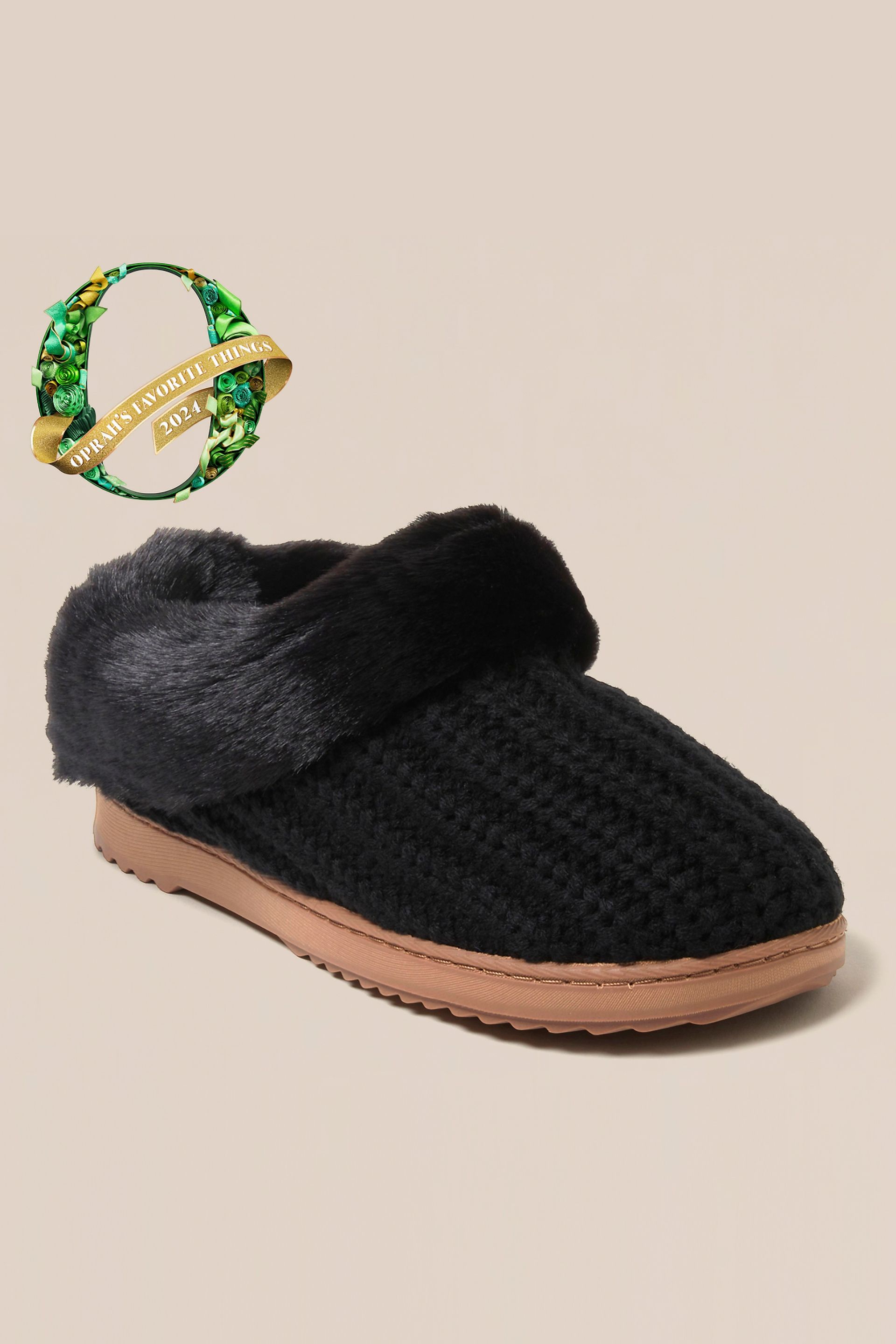 Picture of Womens Hannah Knit Clog Slipper