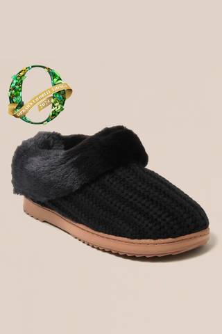 Picture of Womens Hannah Knit Clog Slipper