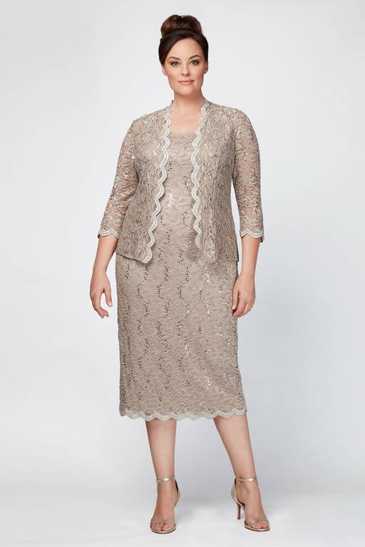 alex evenings plus size sequined lace a line dress Sequin Cocktail with Jacket Size:US:6-8 while the embroidered pleated littleblackdress GUACER Womens Vintage Floral