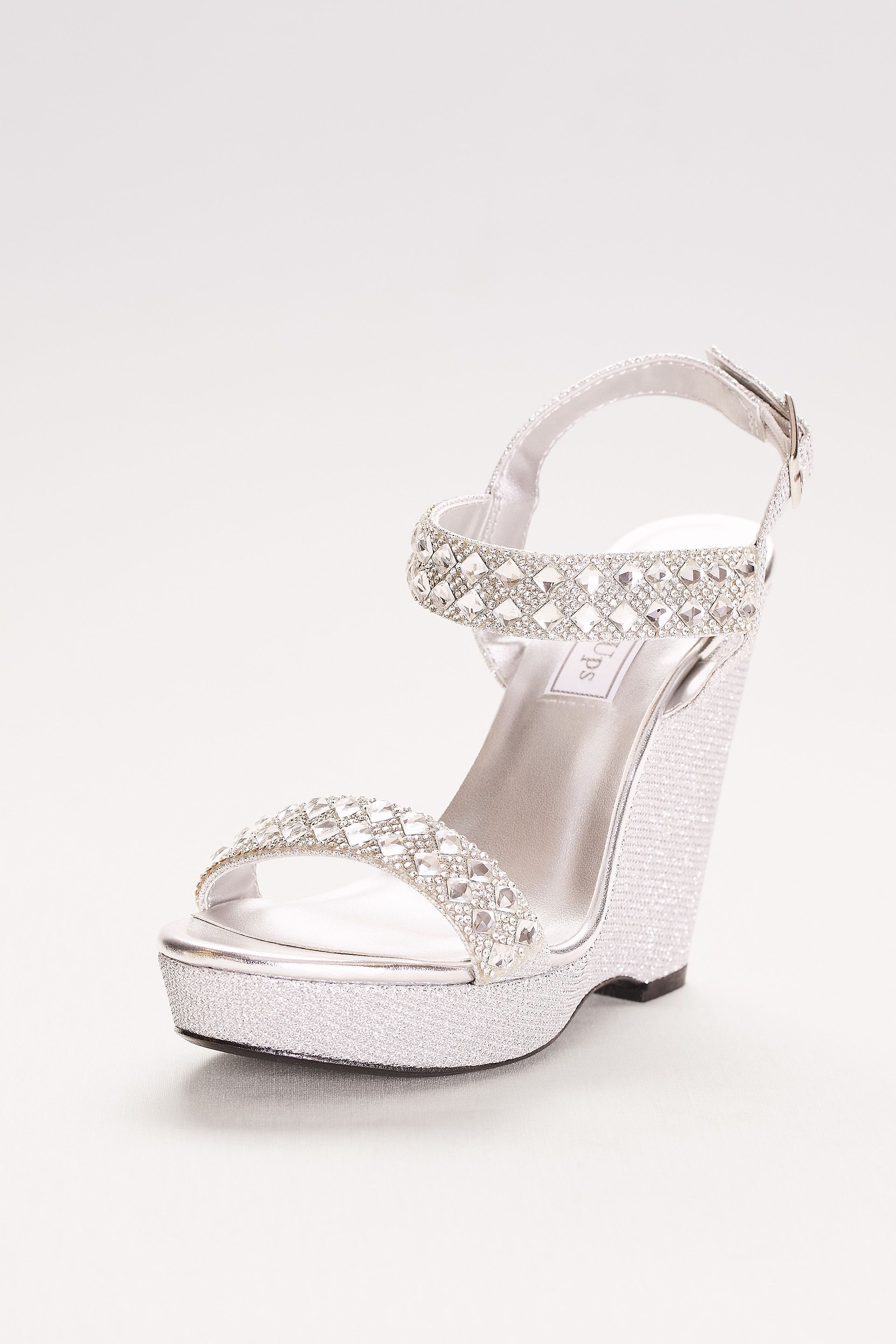Picture of High Platform Wedges with Crystal Embellishments