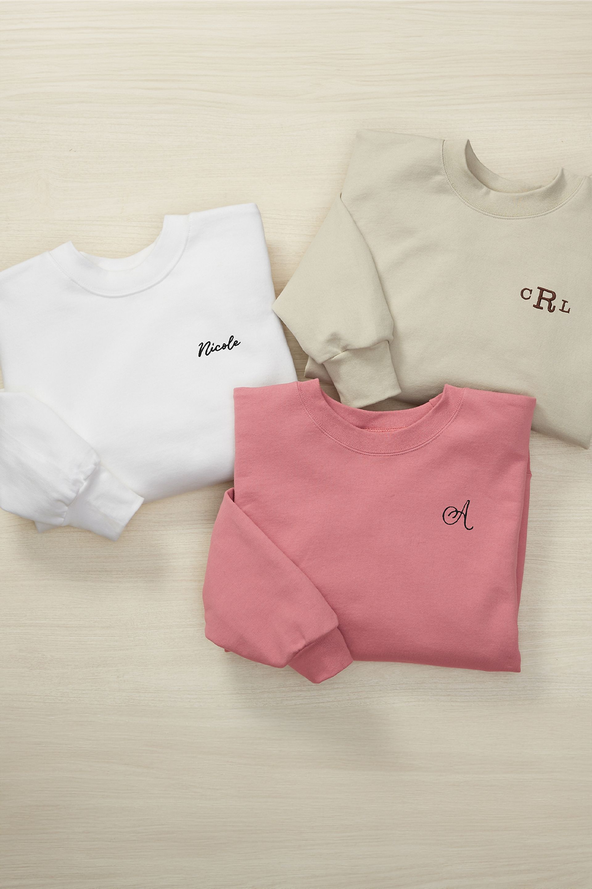 Picture of Embroidered Adult Crewneck Sweatshirt