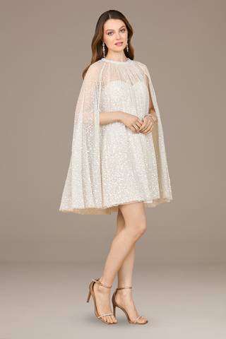 View Lara Isabella Beaded Little White Dress in all available color and sizes Picture of Isabella Beaded Little White Dress