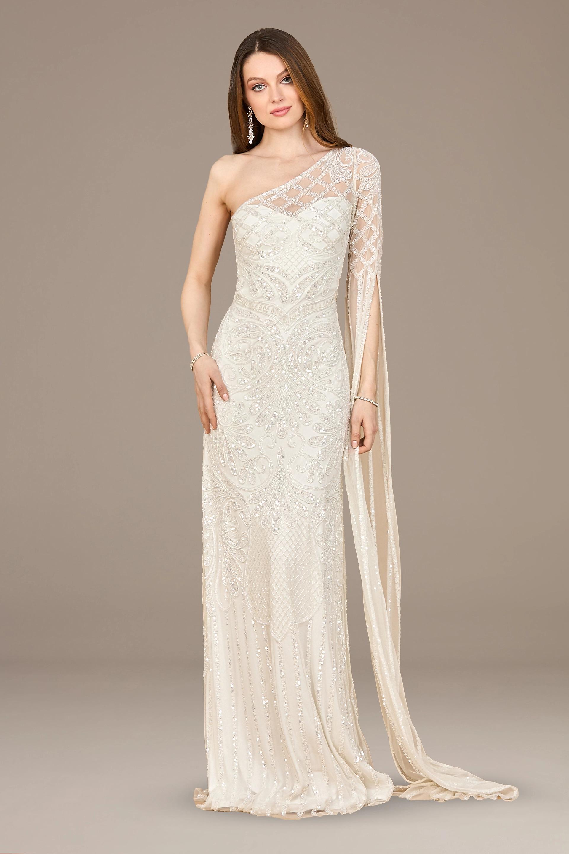 View Lara Imogen Beaded Bridal Gown in all available color and sizes Picture of Imogen Beaded Bridal Gown