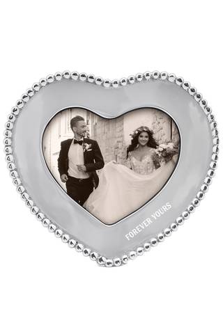 View Things Remembered Engraved Mariposa 4x6 Beaded Heart Frame in all available color and sizes Picture of Engraved Mariposa 4x6 Beaded Heart Frame