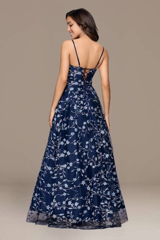 cut out back floral dress Genevieve Back Cutout Floral Chiffon Floral Dress- Multi
