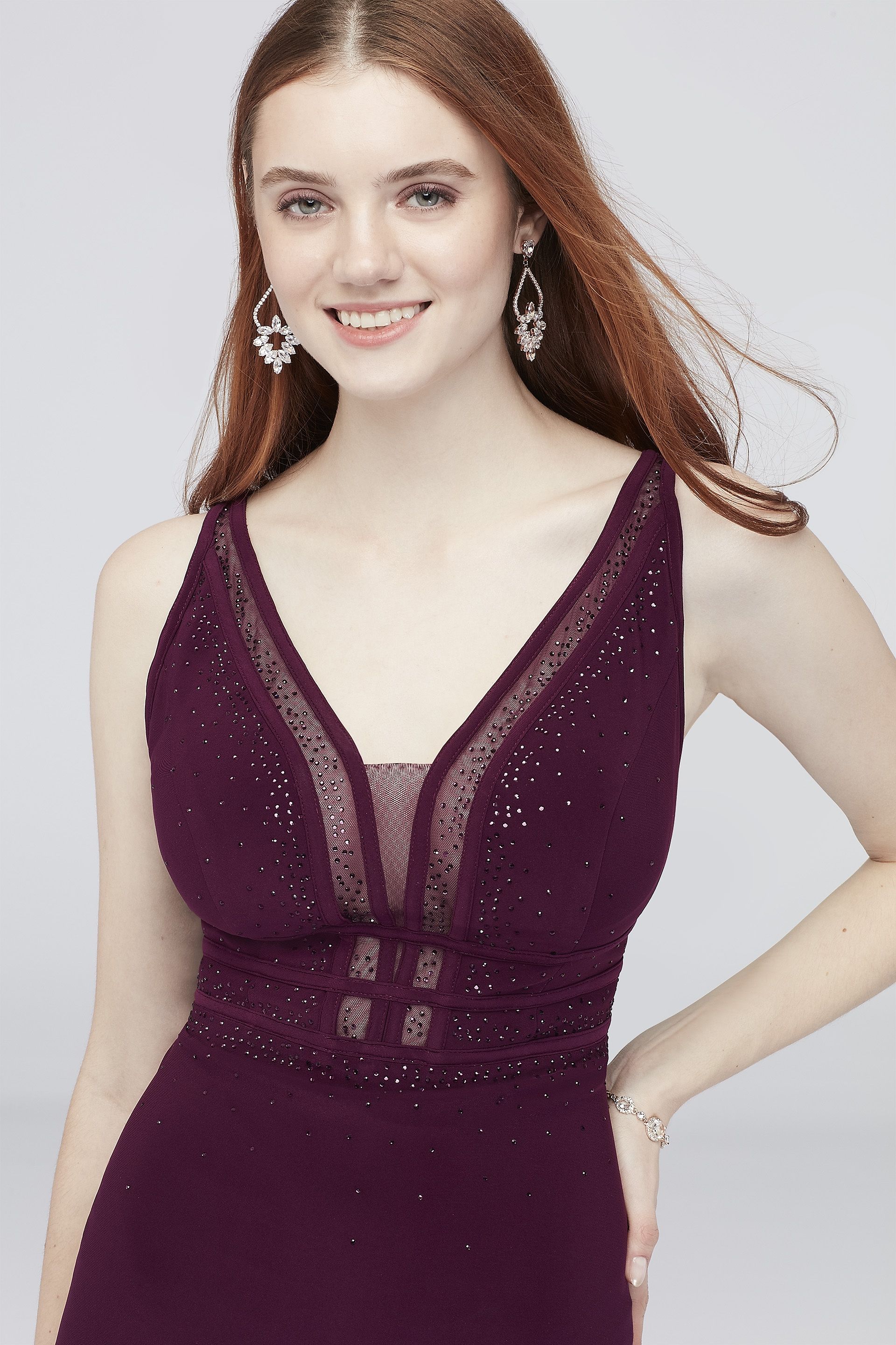 backless dress knit Maxi – SNIDEL Fitted Skirt main image 1