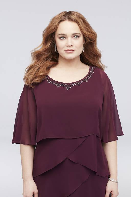 charisma chiffon capelet dress Charlotte Capelet / Short Chiffon Capelet With a Front Neck Pearl Button  Closure / Romantic Chiffon Cape / Wedding Cape / Bridal Cape