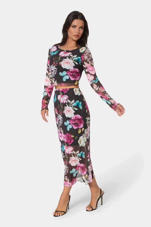 mesh dress set Austere Mesh Dress Set