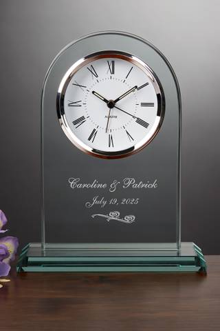 Picture of Beloved Memories Engraved Wedding Clock