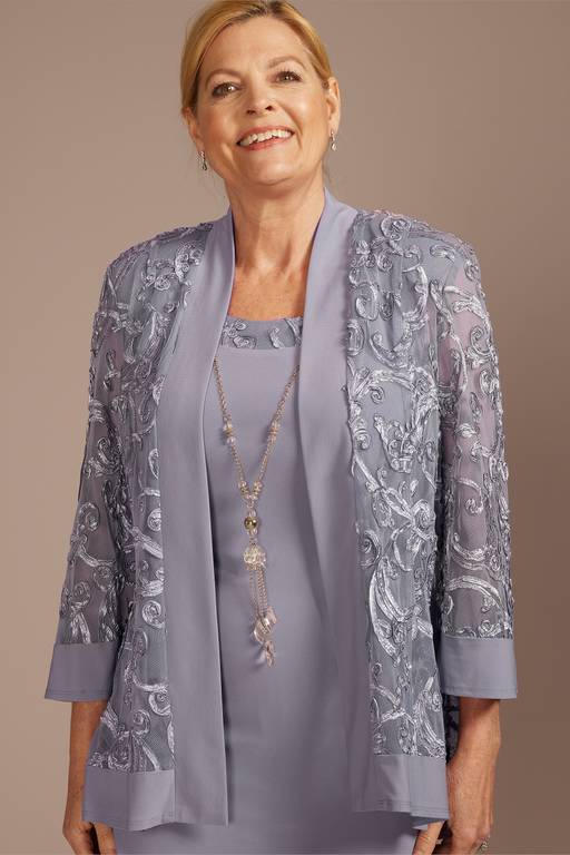 soutache embroidery sheath cocktail dress Soutache Embroidered Cocktail Dress (Women)