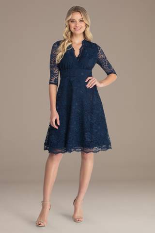 View Kiyonna Mademoiselle Lace Cocktail Dress in all available color and sizes Picture of Mademoiselle Lace Cocktail Dress