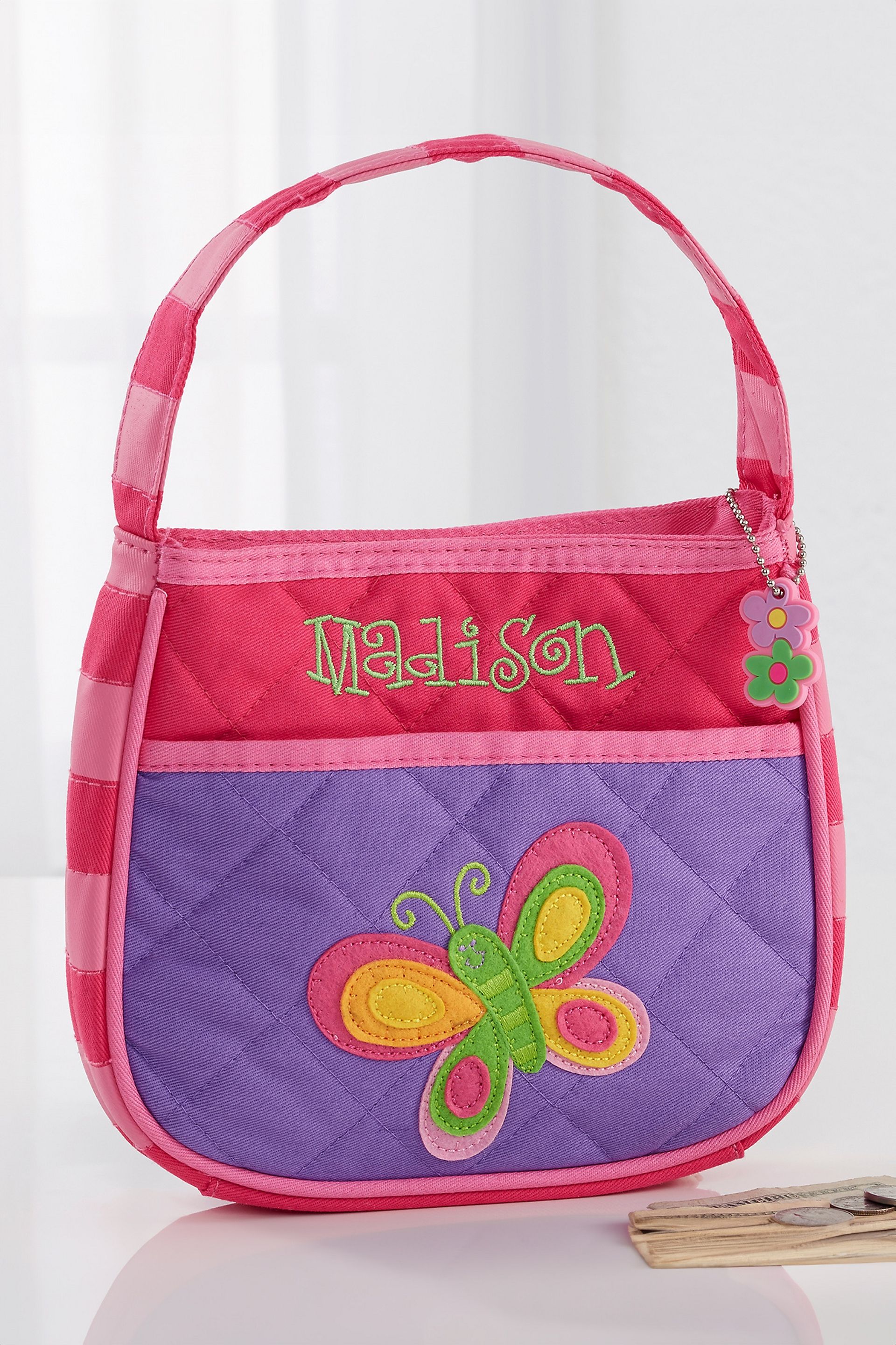 Picture of Butterfly Embroidered Purse by Stephen Joseph