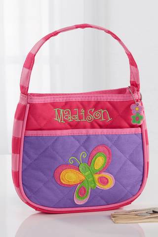 View Personalization Mall Butterfly Embroidered Purse by Stephen Joseph in all available color and sizes Picture of Butterfly Embroidered Purse by Stephen Joseph