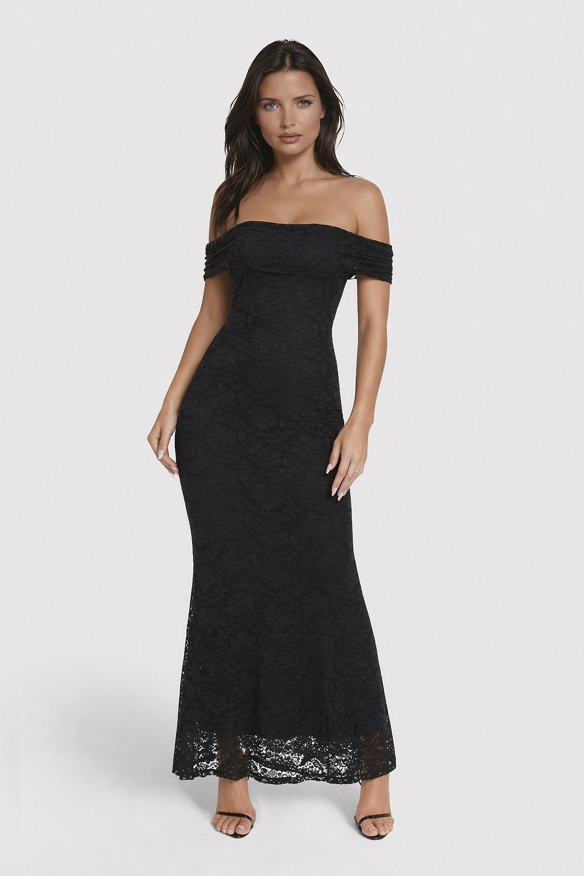 Picture of Off-the-Shoulder Lace Sheath Dress
