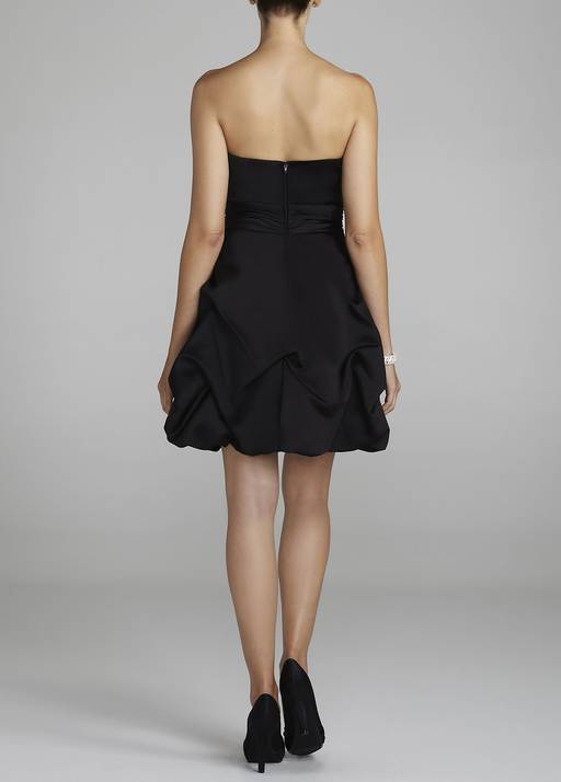 black dress pick up today Beaded Cutout Pick-up Trumpet Prom 4% Spandex (lining) Care Strapless Short Pick Up Dress