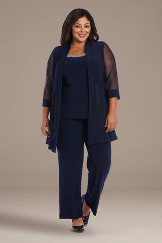 Picture of Embellished Jersey Tank Two-Piece Pantsuit