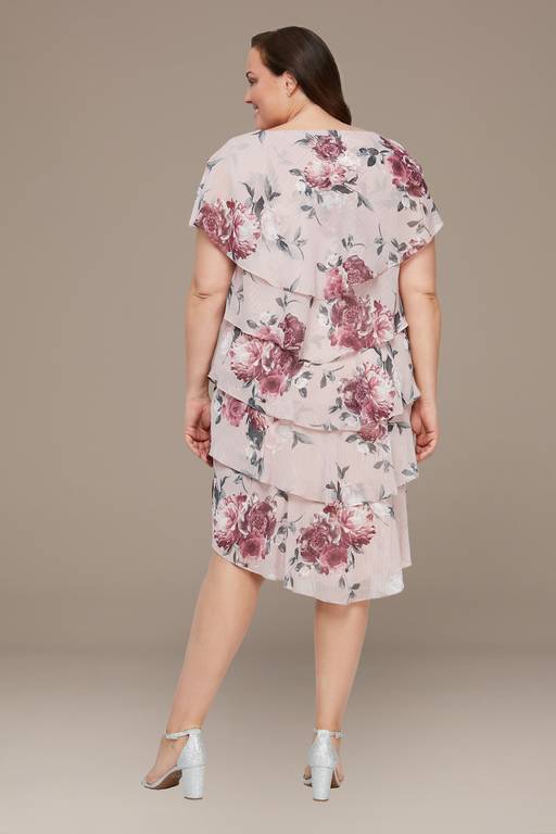plus size chiffon shift dress Plus Size - Chiffon V-Neck Maxi Dress