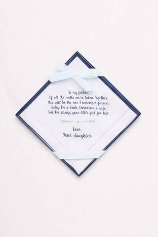 View Mud Pie Father of the Bride Handkerchief in all available color and sizes Picture of Father of the Bride Handkerchief