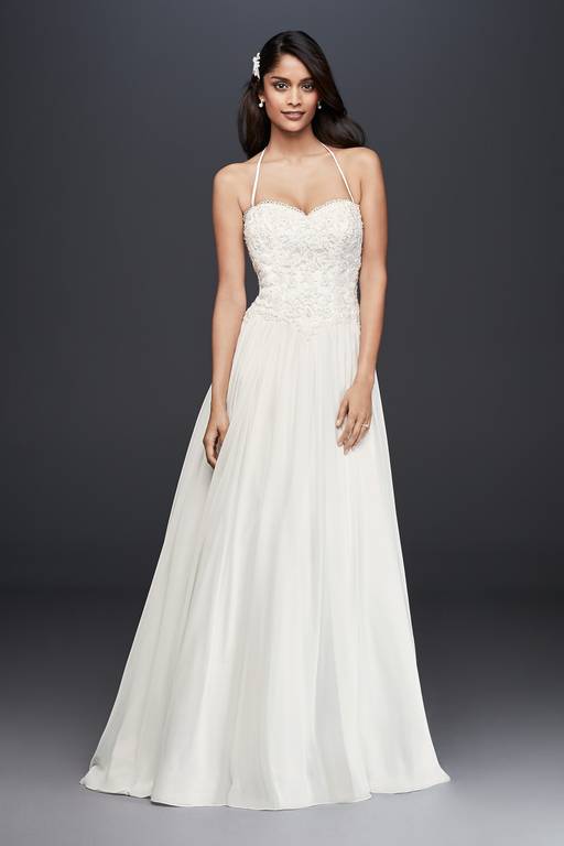 white basque waist dress Wedding with Scoop Neckline Hidden back zipper/clasp Basque Waist Wedding Dress Style