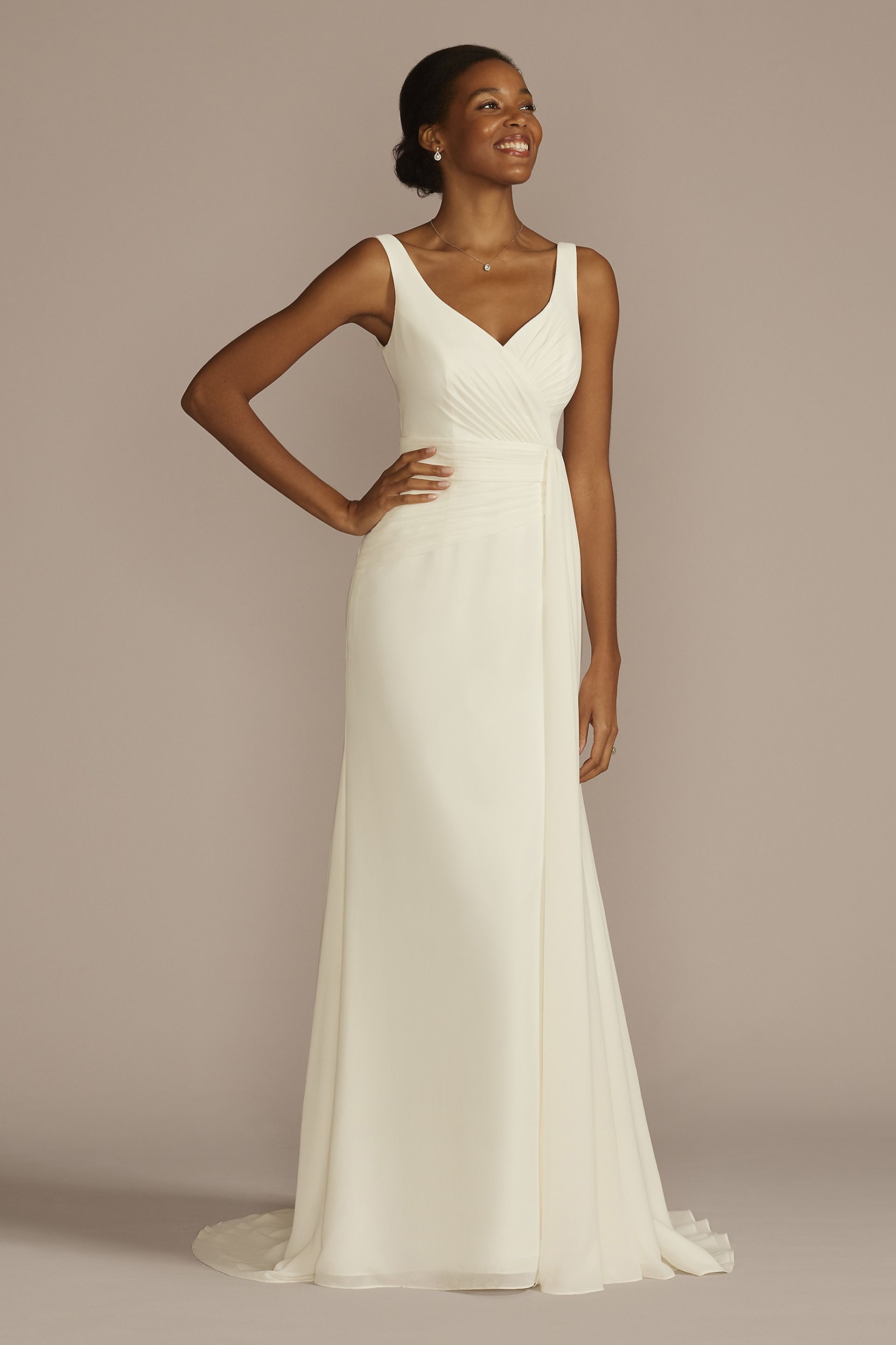 cold shoulder chiffon maxi dress Navy Flutter Slit Wrap Bridesmaid Style with sleek heels samplesale Chiffon And Faux-Leather Layered Size:Juniors/Women 6
