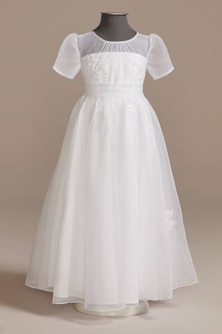 Picture of Short Sleeve Flower Girl Dress
