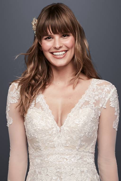 melissa sweet lace a-line wedding dress Melissa Sweet Wedding Dress Save 47%