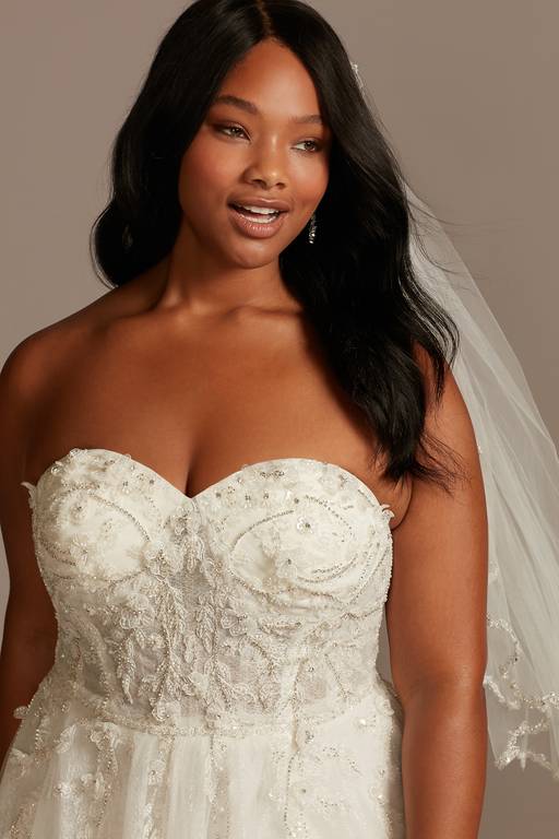 metallic wedding dress Metallic Ball Gown With Sweetheart Neckline 49903