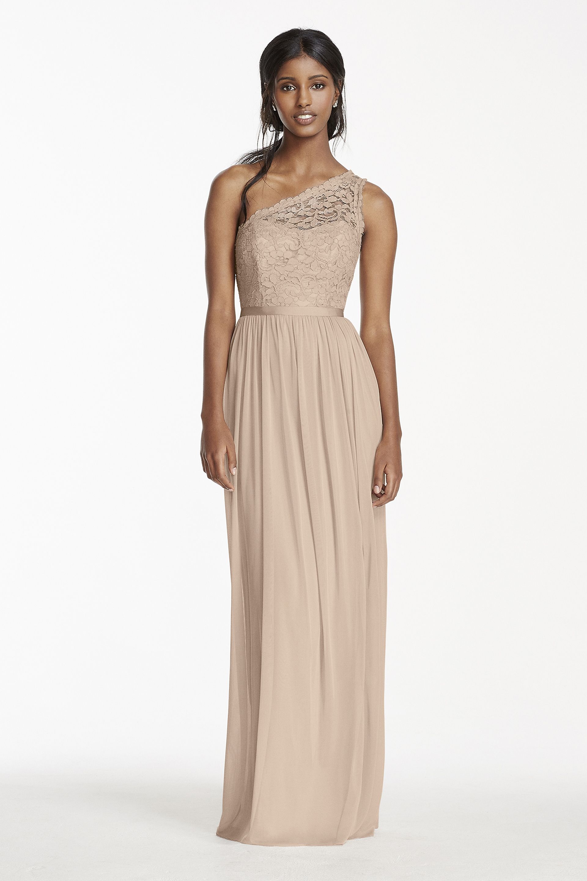 lace dresses for sale online As Is One Shoulder Long Lace Dress