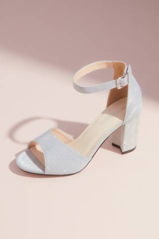 Picture of Chunky Block Heel Sandals with Ankle Strap