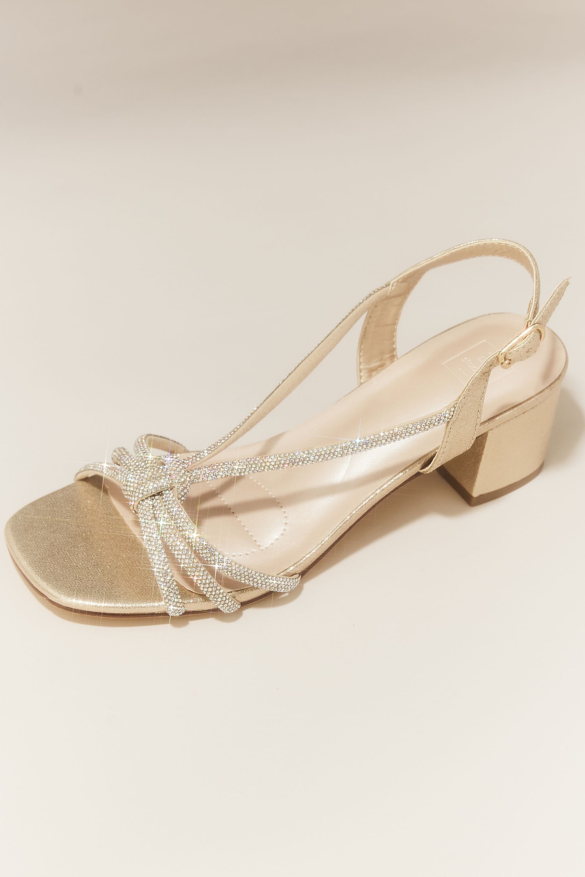 Picture of Crystal Rope Block Heel Sandals