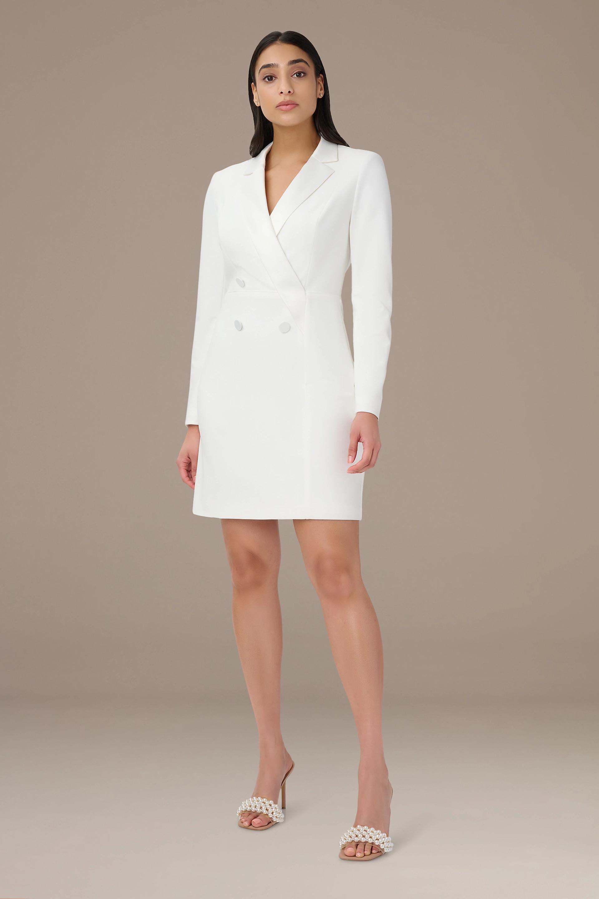 Crepe Tuxedo Sheath